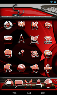 How to get Next Launcher Theme red snake 2.33 mod apk for android