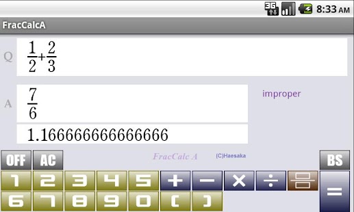 Lastest FracCalcA APK for PC