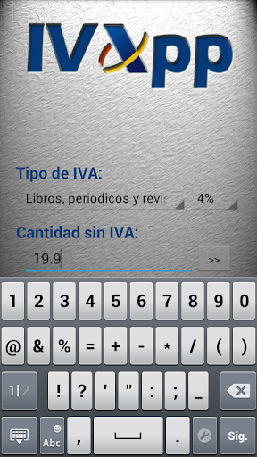 IVApp - Calculadora de IVA