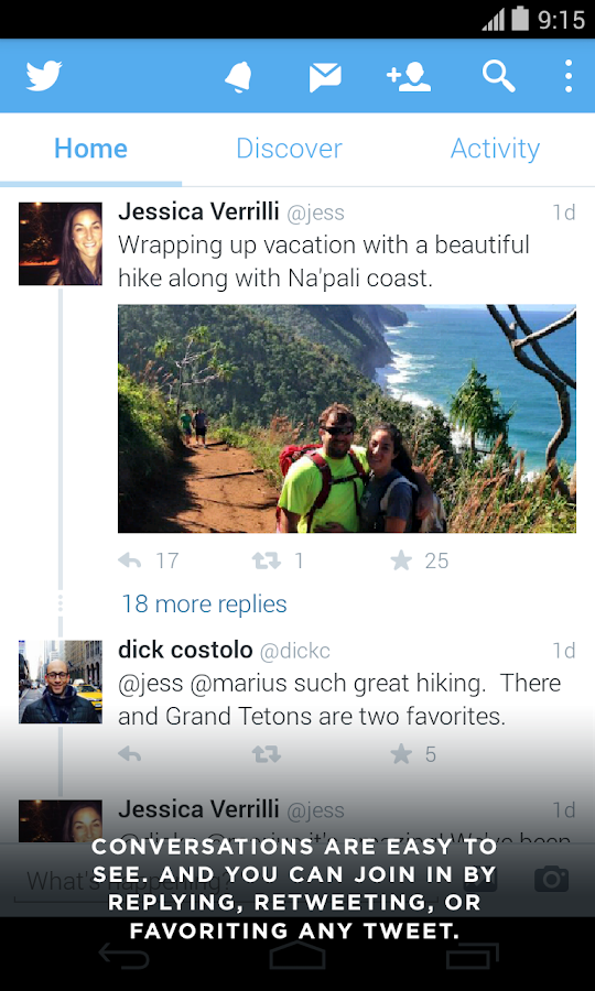 Twitter - screenshot