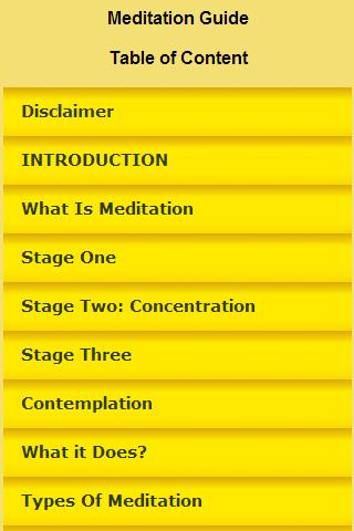 Meditation Guide In-depth