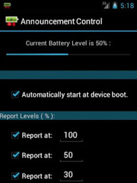 Battery Level Reporter poster 3