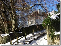haylodge in snow