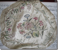 silk embroidered