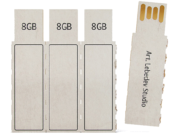 Clé USB en carton 