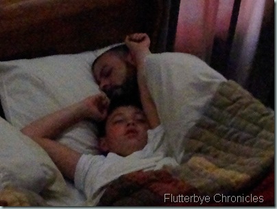 Brad and Caleb Sleeping