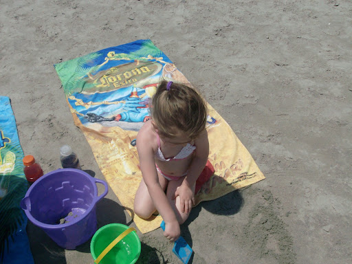 aaliyah on the beach