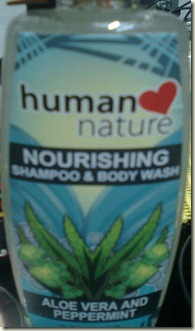 human nature shampoo