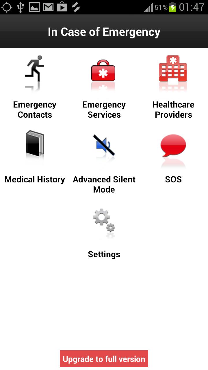 In Case of Emergency ICE-Lite Screen 2
