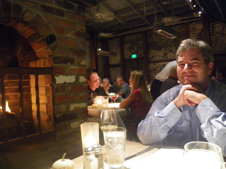 Fireside at Celadon, October 2009.