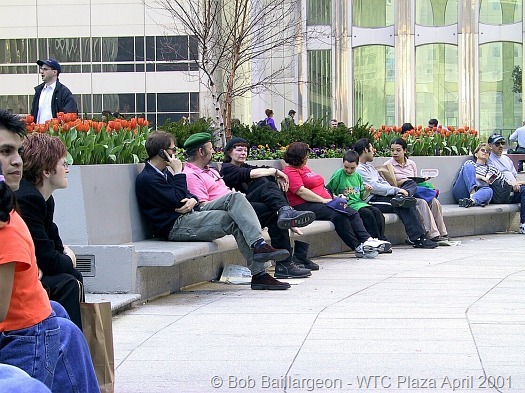 Tourists in Plaza WTC2