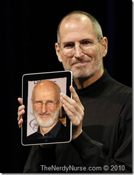 Someone Get James Cromwell outta that iPad!