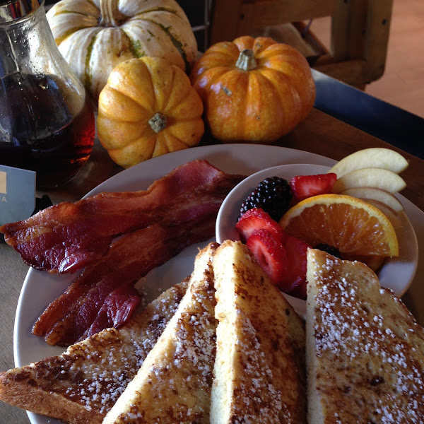 The Best Gluten Free French Toast on Saturday & Sunday with Starky's house made gluten free bread-un
