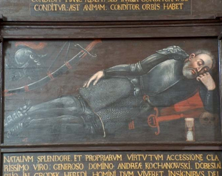 Retrato funerario de Andrés Kochanowski de Korwin (1542-1596)