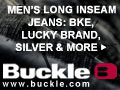 Buckle Mens jeans in 38 inch inseam