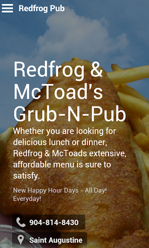 Redfrog McToad's Grub-n-Pub