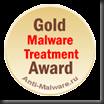 Gold Malware Treatment Award for avast! Professional Edition