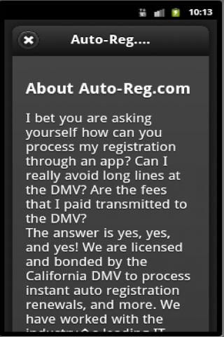 Auto Registration