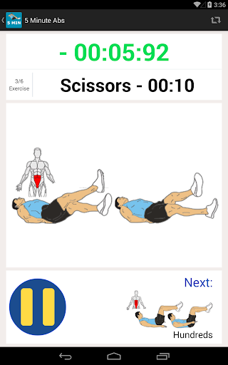 【免費健康App】5 Minute ABS Workout routines-APP點子