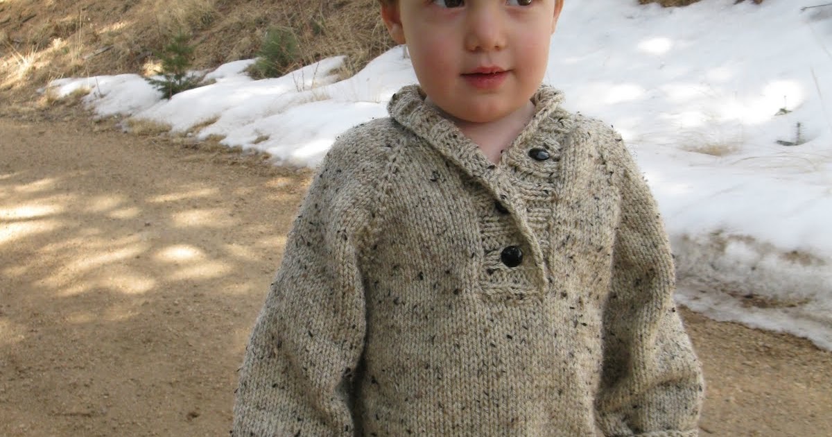 Knitting pattern tester The Jack Sweater