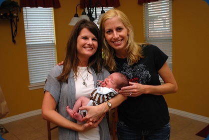 Amy and Erin with Landon
