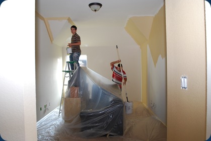 Redoing play room - during