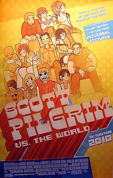 Scott Pilgrim vs. the World, movie, poster, dvd, cover, art