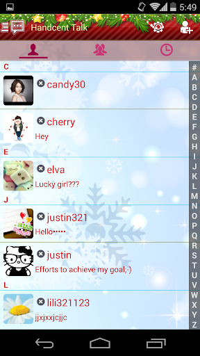 【免費通訊App】Handcent 6 Skin XMas 2012-APP點子