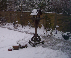 Bleak afternoon at the bird table - 05.01