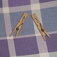 Late 1950's early 1960's Clothes Pegs