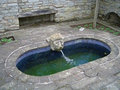 Peaceful water feature - Roman style