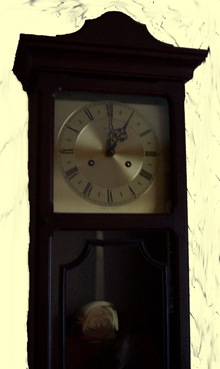 Clock - turn back the time from1.00am to 12