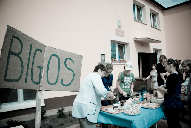 Festyn zorganizowany przez przedszkole w Stawiskach w maju 2009 roku.