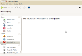 ubuntuone music store screenshot