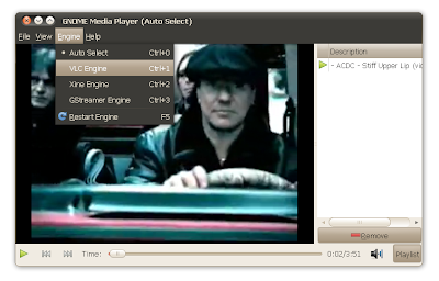 gnome media player ubuntu screenshot