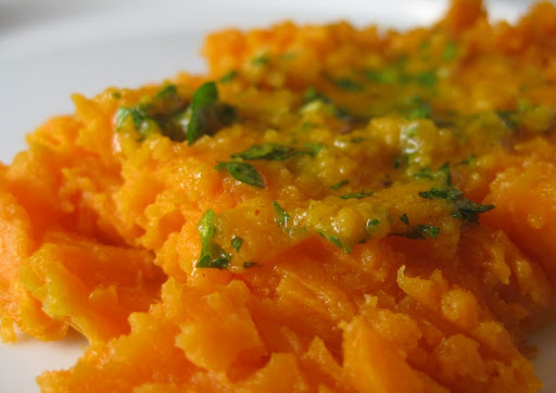 Yams with Moroccan Compound Butter