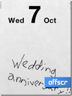 OffScreen Wall Calendar Touch v1.0