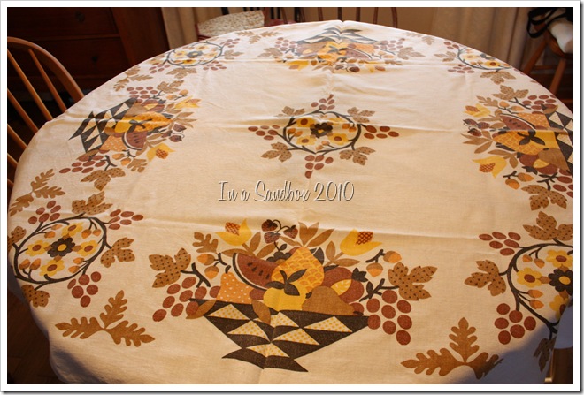harvest table cloth