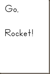 go rocket text page