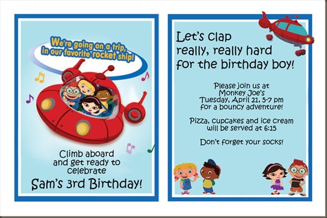 Sam's 3rd birthday invite copy