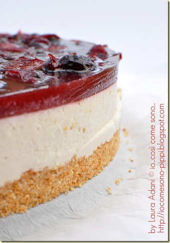 Cheese cake alle ciliegie3