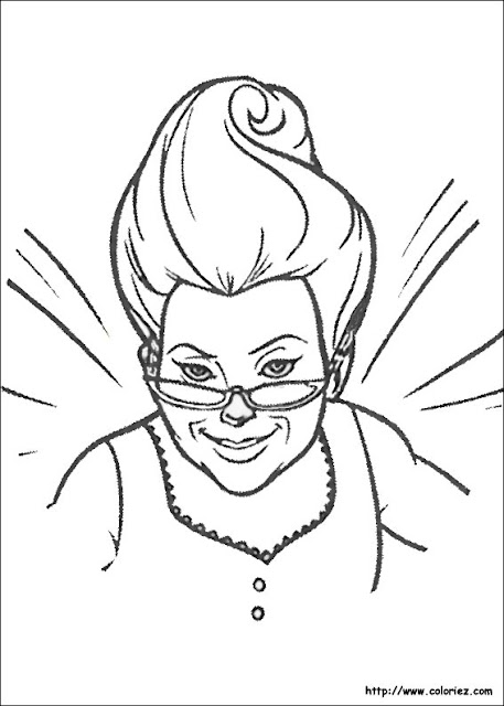 TODOS LOS PERSONAJES DE SHREK PARA PINTAR