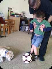4-12-2011 physical therapy - playing soccer (1)