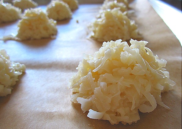 Coconut Macaroons (not yet baked)