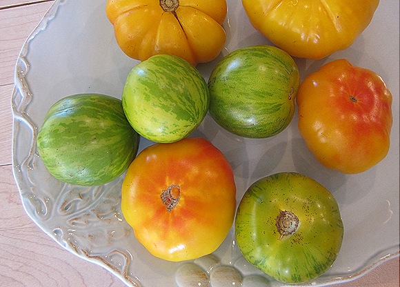 Some of Summer's Last Heirloom Tomatoes