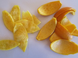 4. Peels with Pith Sliced Off