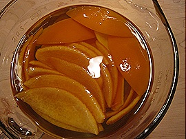 6. Candied Orange Peels in Sugar Syrup