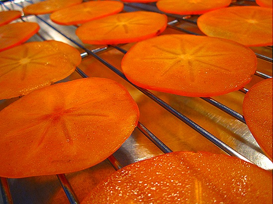 Thinly-Sliced Persimmons