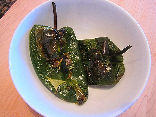 Roasted Poblano Peppers