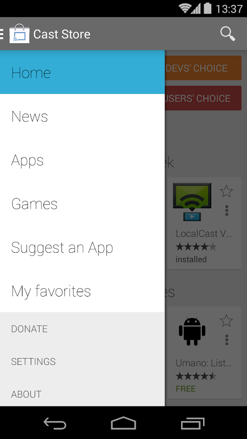 Cast Store for Chromecast - screenshot